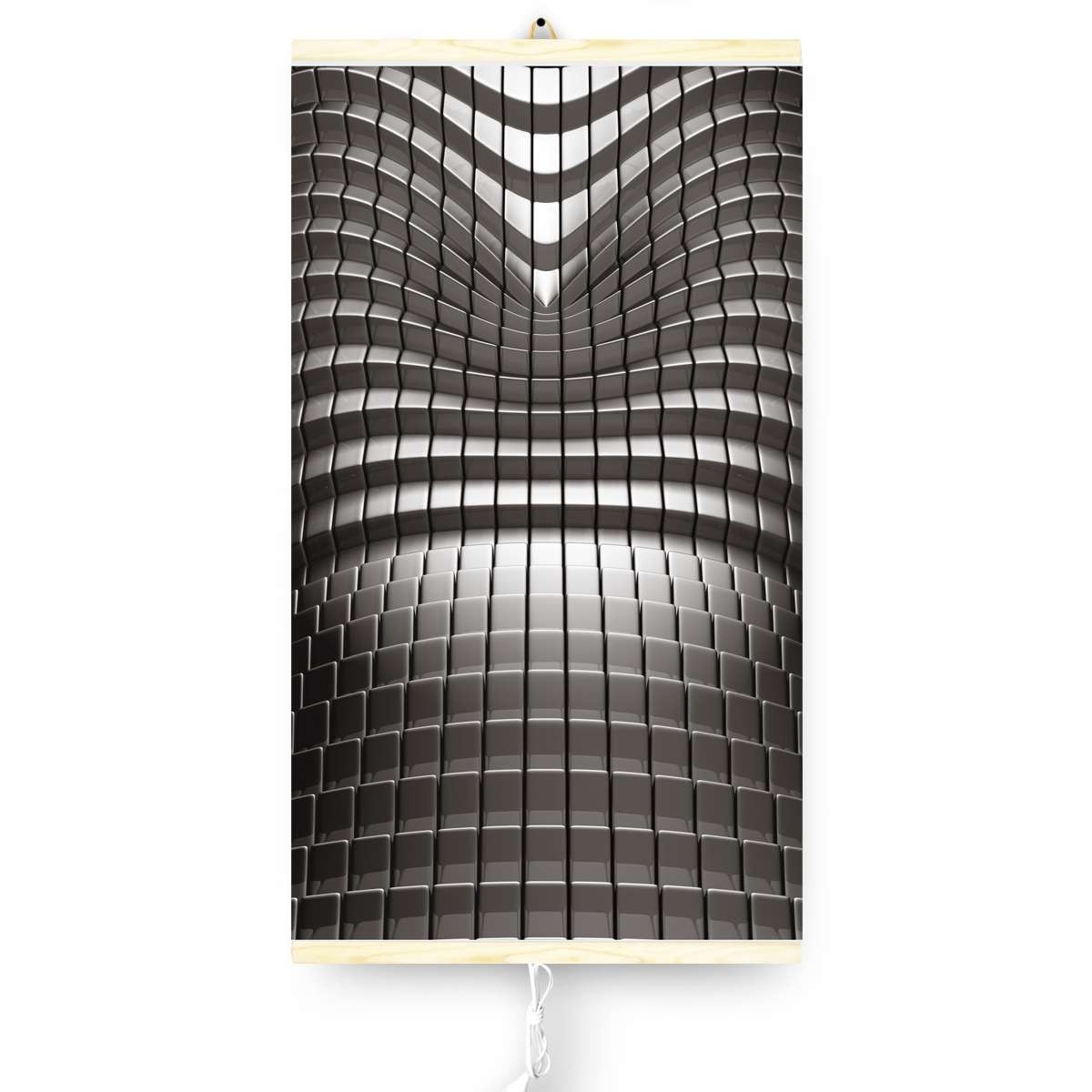 Panou radiant electric decorativ TRIO, incalzire cu infrarosu 430W, vibe abstract, 100 x 57 cm