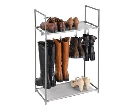 Pantofar DomoLiving, plastic/metal/textil, gri, 59 x 29 x 84 cm Comode, dulapuri & cuiere 2023-09-25