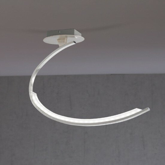 Plafoniera Centerville, LED, argintie, 14 x 65,5 cm, 9w