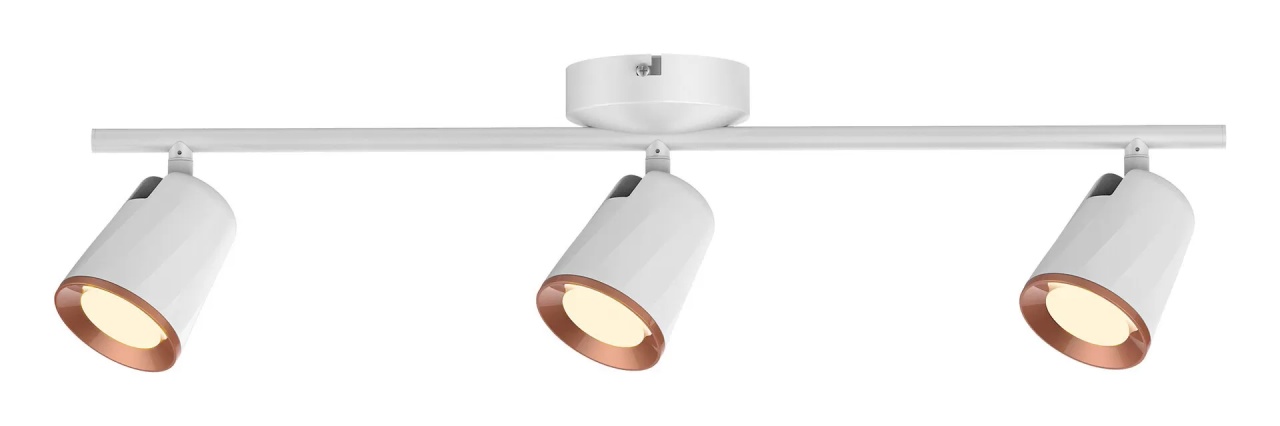 Plafoniera LED Rabalux Solange, 18W, alb-auriu