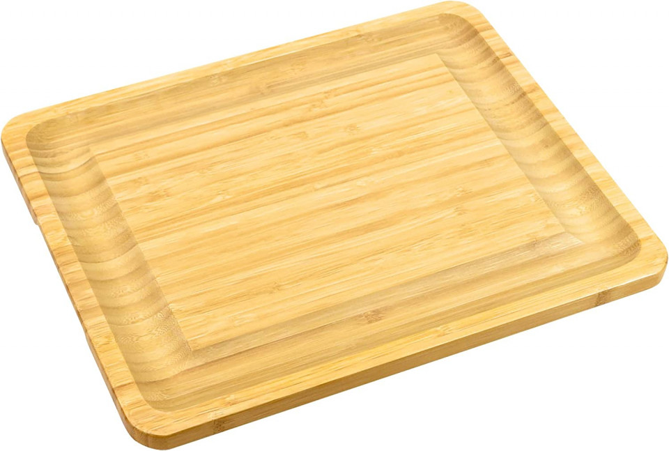 Platou pentru picnic VaeFae, natur, bambus, 40,5 x 30,9 cm 309