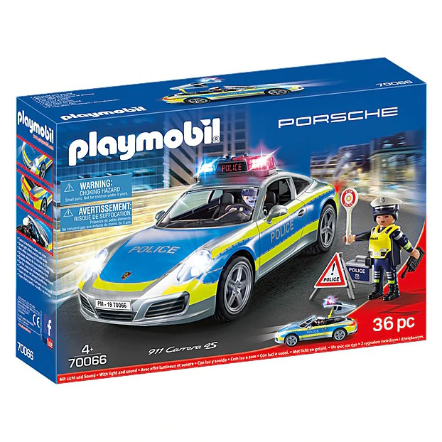 Playmobil City Life - Porsche 911 Carrera 4S Police image