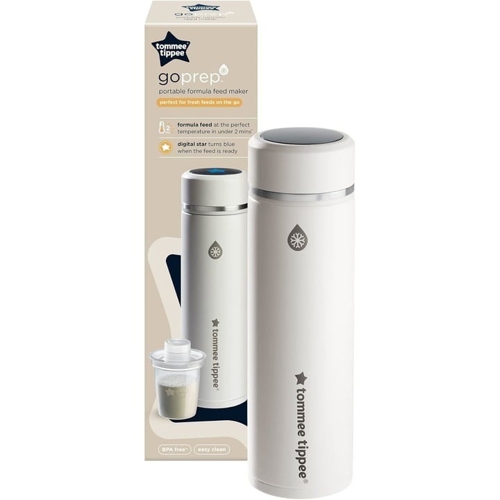 Racitor lapte bebelusi, GOPREP, Tommee Tippee, dispenser si perie de curatare, Resigilat, Grad A