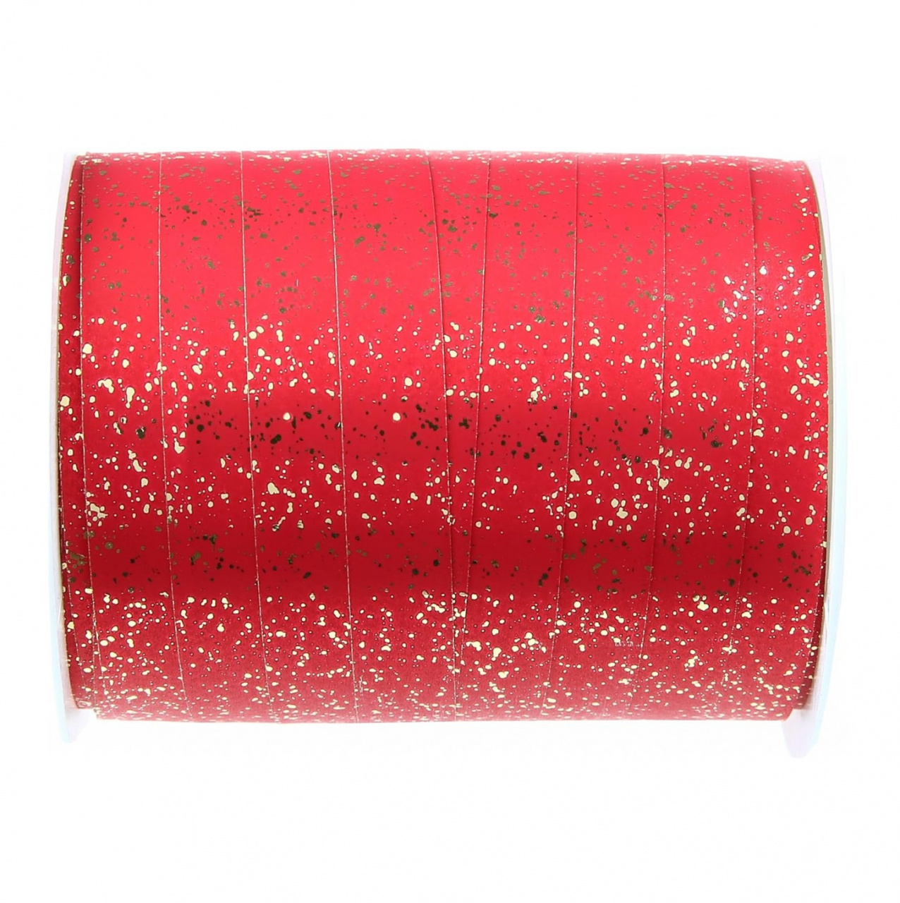 Rola de panglica pentru decoratiuni Santex, polipropilena, rosu, 25 m x 10 mm