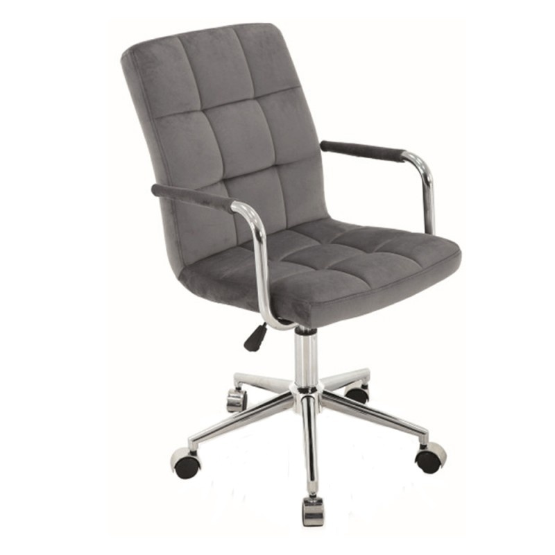 Scaun birou copii SL Q022 gri velvet