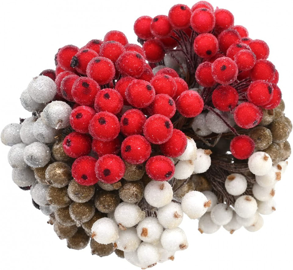 Set de 10 fructe artificiale de padure Bekecidi, spuma, multicolor, 3 x 1,2 cm 12 imagine 2022