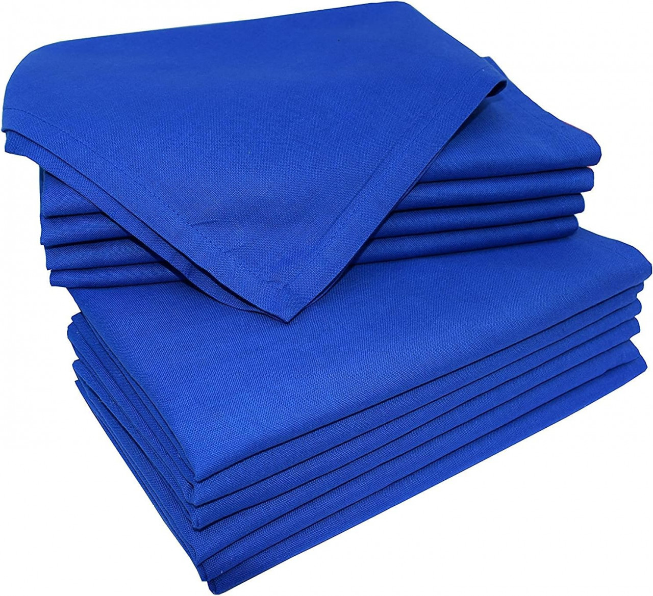 Set de 12 servetele de masa GFI LINEN CLUBS, celuloza, albastru, 50 x 50 cm