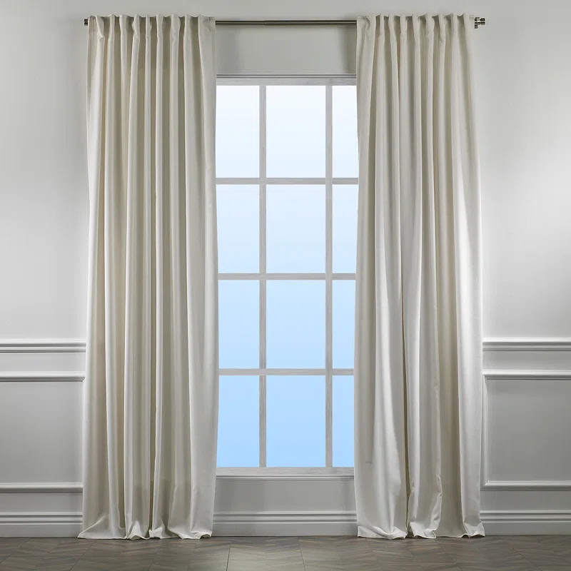 Set de 2 perdele Lilijan Home & Curtain, poliester, crem, 140 x 175 cm