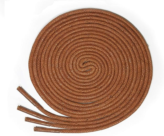 Set de 2 perechi de sireturi pentru ghete Lorpops, maro, poliester, 80 cm