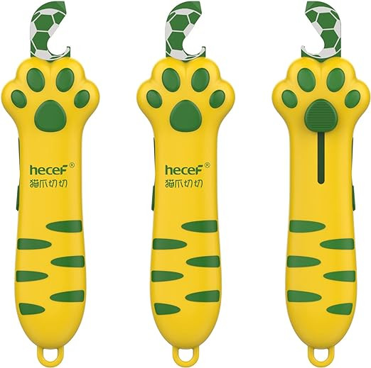 Set de 3 deschizatore pentru sticle Hecef, otel, verde/galben