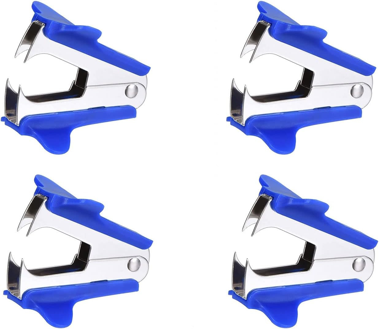 Set de 4 capsatoare CASADIN, ABS/metal, albastru, 45 x 55 mm