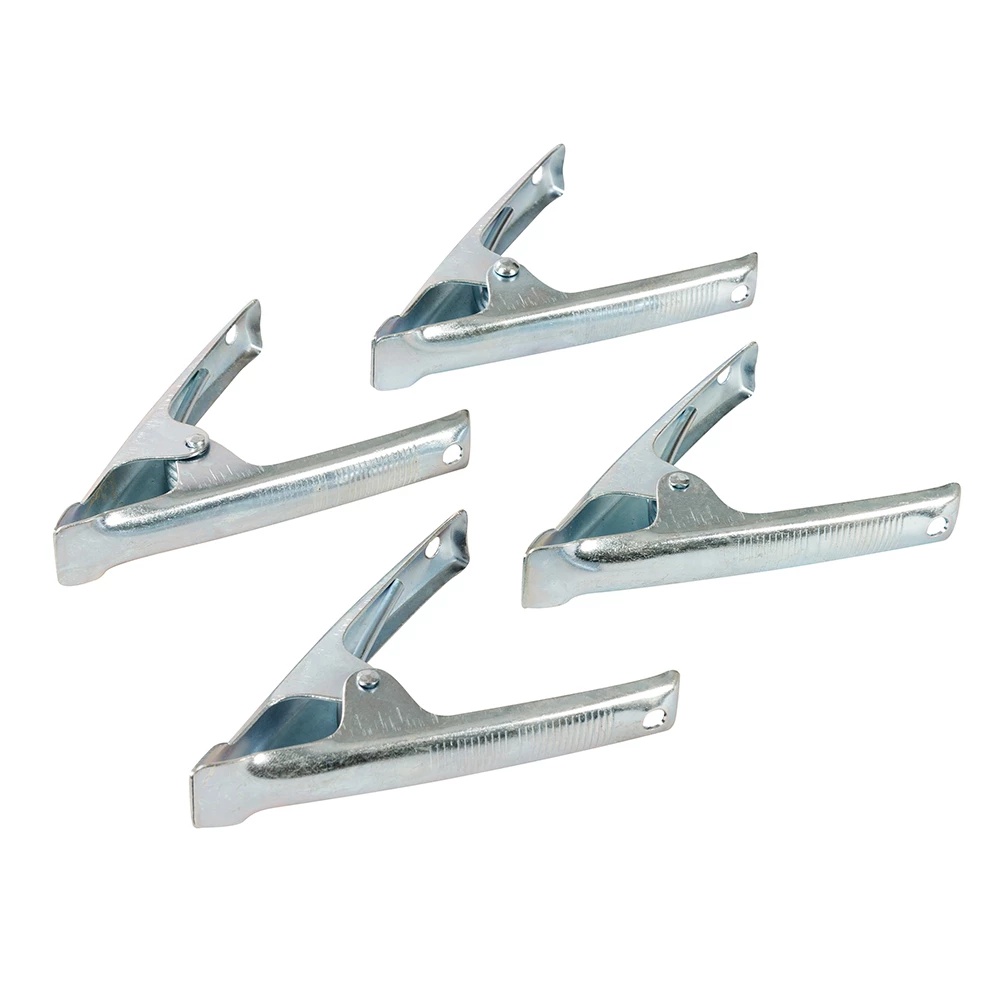 Set de 4 cleme Silverline, 70 mm