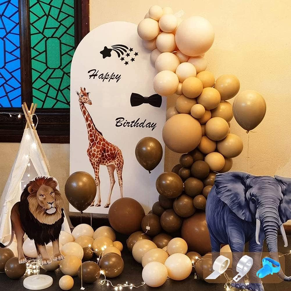 Set de baloane pentru petrecere Aodigege, latex, multicolor, 127 piese