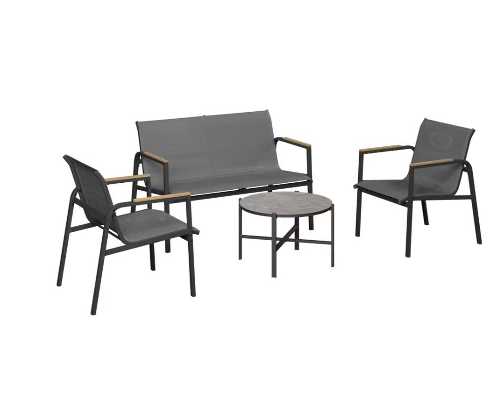 Set de mobilier de grădină Ambia, format din 4 piese