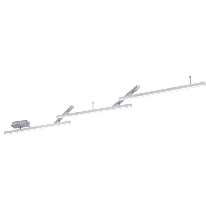 Spotlight Wiz, LED, metal, argintiu/alb, 12 x 242 x 10 cm