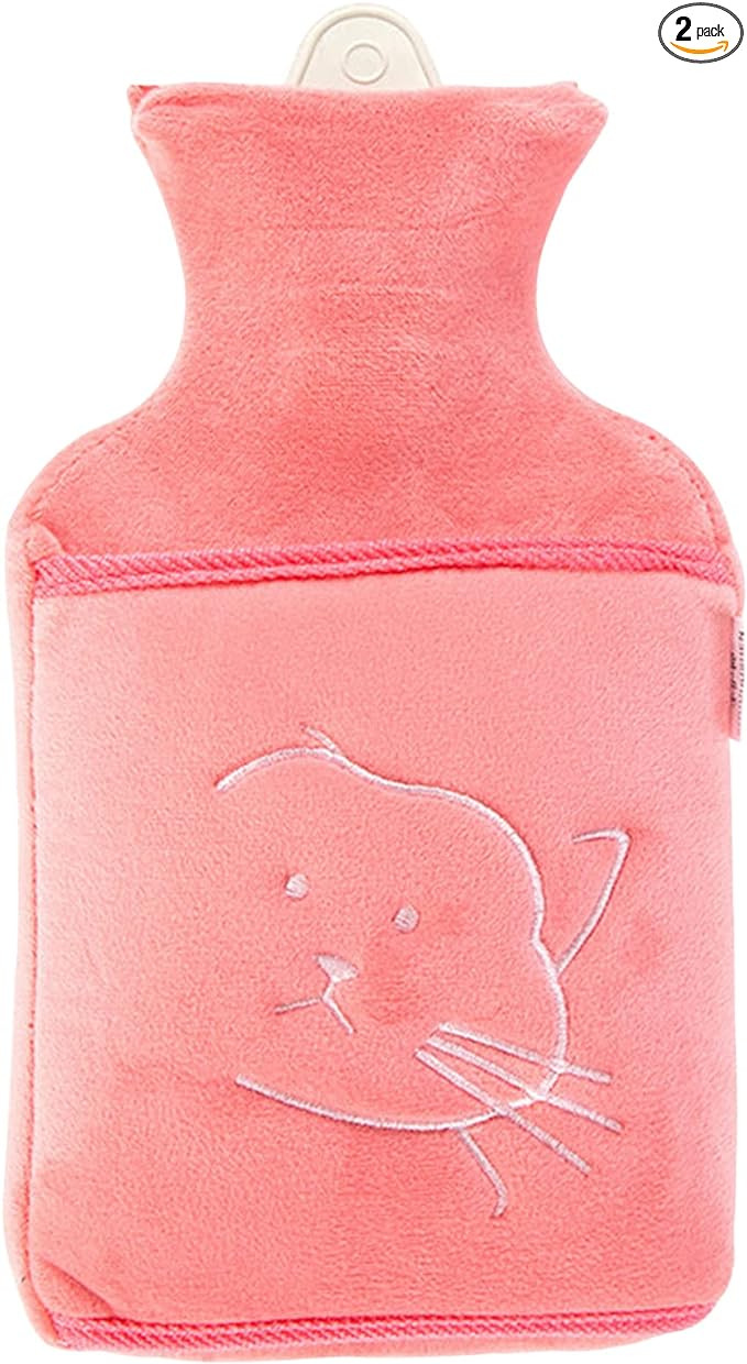 Sticla apa calda cu efect benefic/ vindecator, COSFAN, roz, 2L