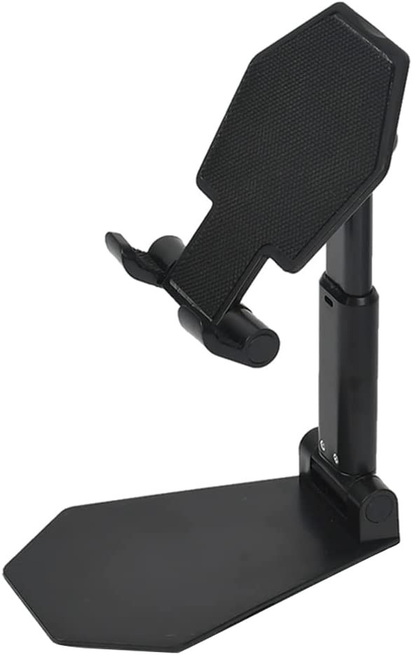 Poze Suport reglabil pentru telefon, plastic/metal, negru, 15,5 cm