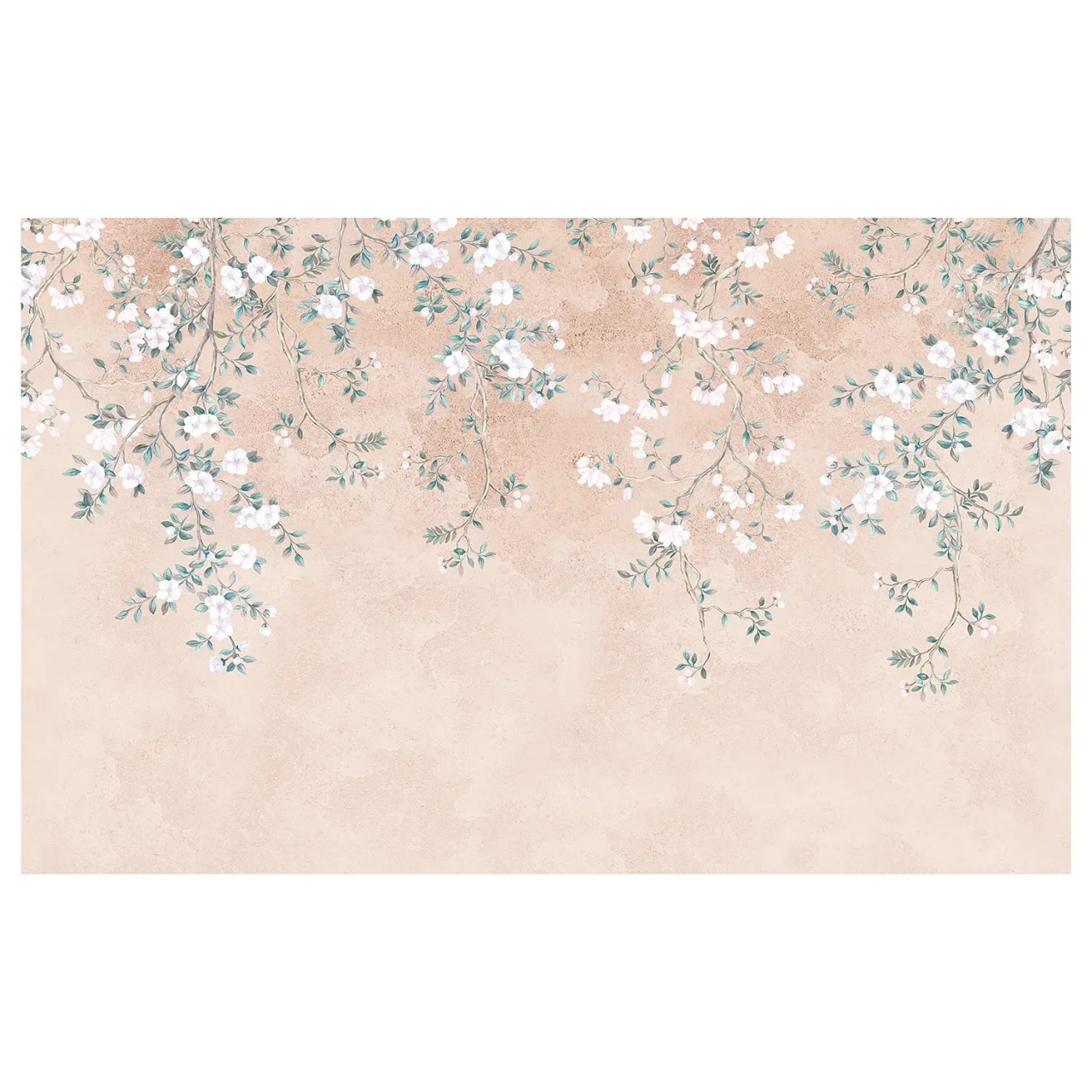 Tapet Hanging Hanami, model floral, textil, multicolor, 400 x 250 cm