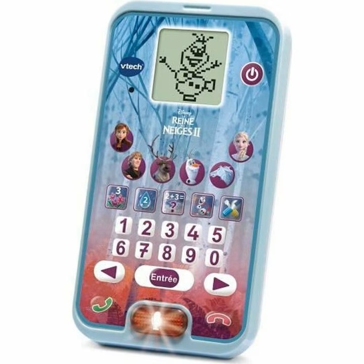 Telefon interactiv Vtech Frozen II, pentru copii, +7 ani, resigilat