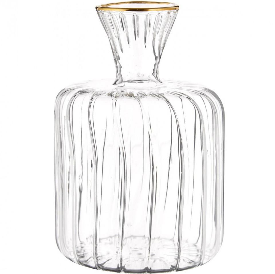 Vaza decorativa Plinn, sticla, transparent, 7 x 10 cm de la chilipirul-zilei imagine noua
