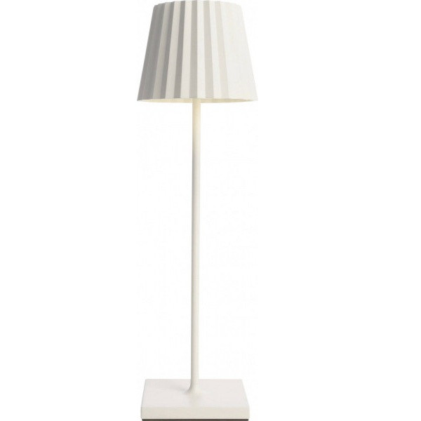 Veioza Deko Light, LED, aluminiu, alb, 10 x 10 x 38 cm
