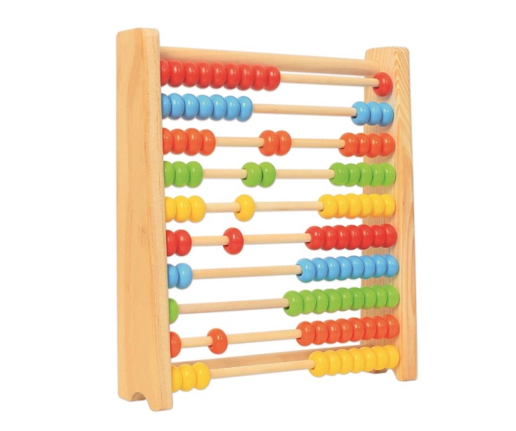 ABAC din lemn pentru copii, multicolor