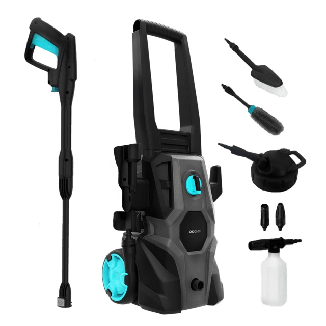 Aparat de spalat cu presiune Cecotec HydroBoost 1600 Car&Garden, 135 BAR, 426 L/h ,1600 W, Accesorii incluse