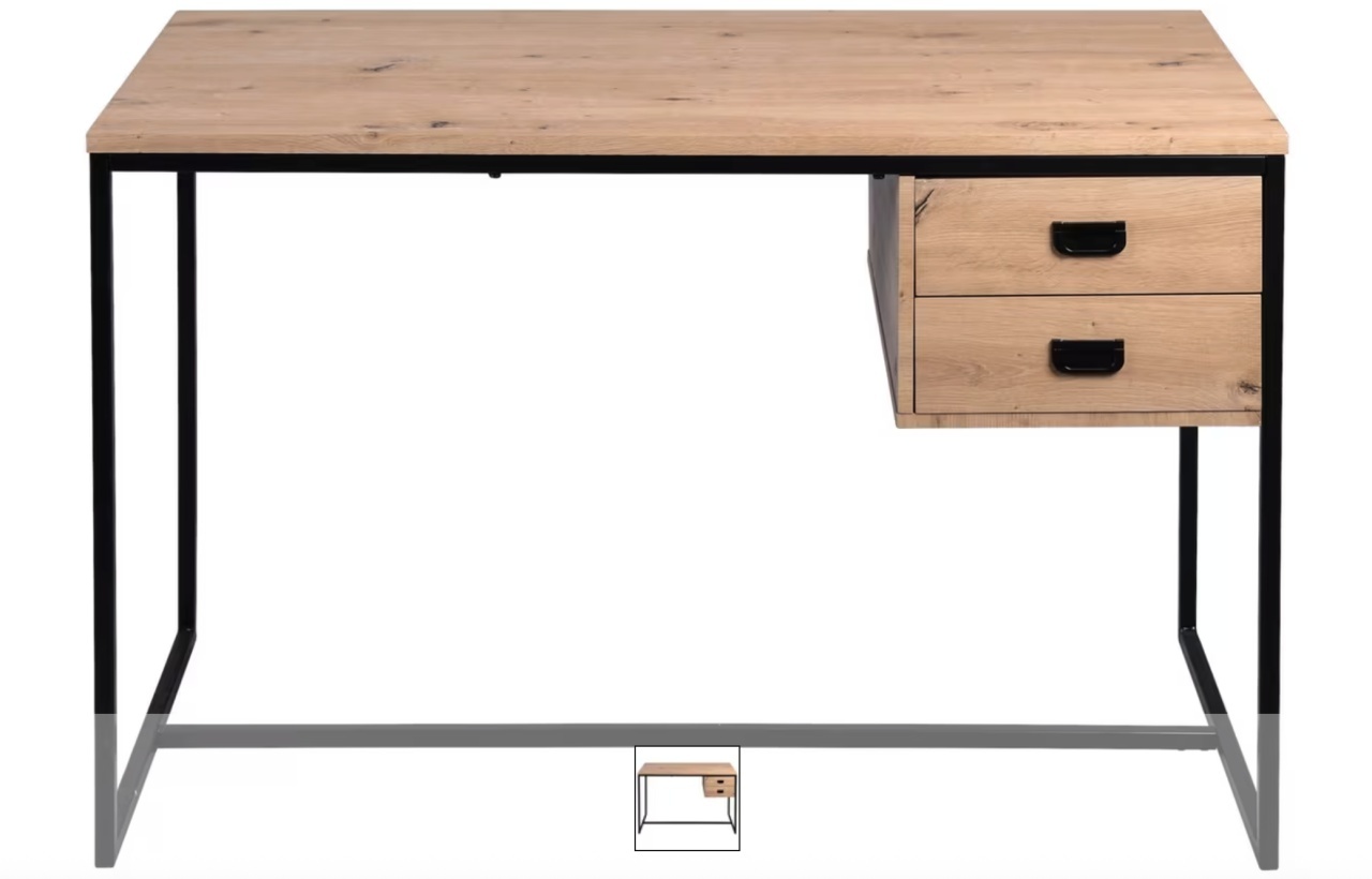 Birou Livetastic 120/76/60 cm din stejar artizanal