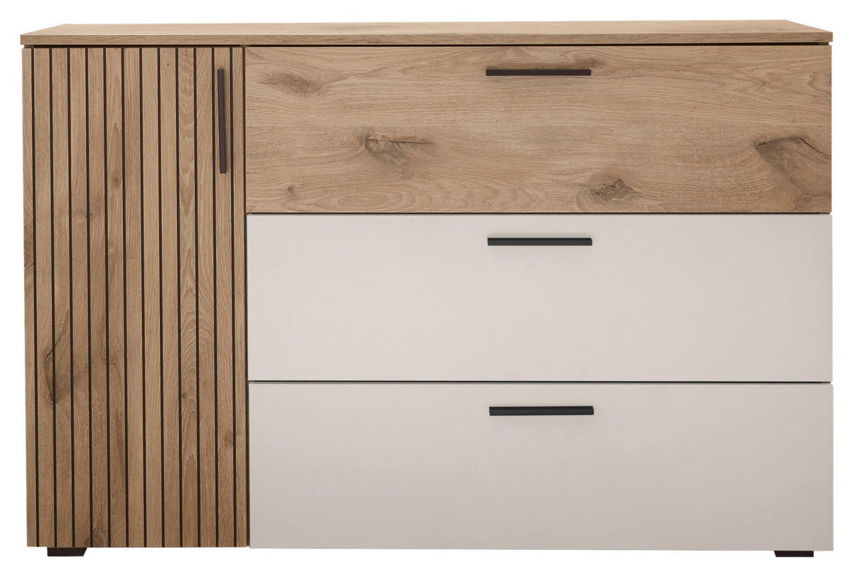 Bufet MID.YOU în 125/82,6/40 cm, stejar