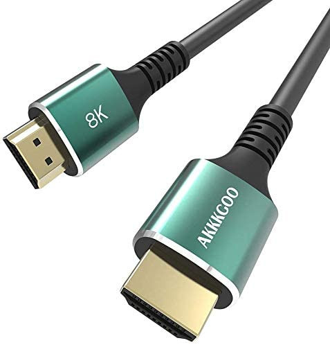 Cablu HDMI AKKKGOO, 8K, negru/verde, 3 m 8K