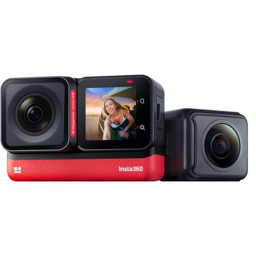 Camera video sport Insta360 ONE RS twin Edition, 4K, REFURBISHED (SIGILATA), 1 An Garantie