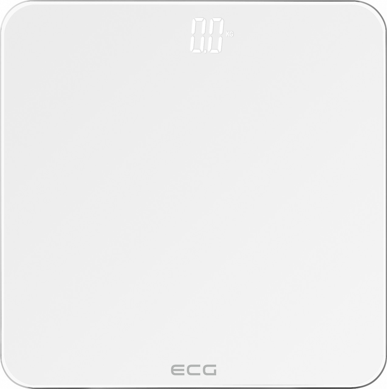 Cantar de persoane ECG OV 1821 alb, 180Kg, sticla