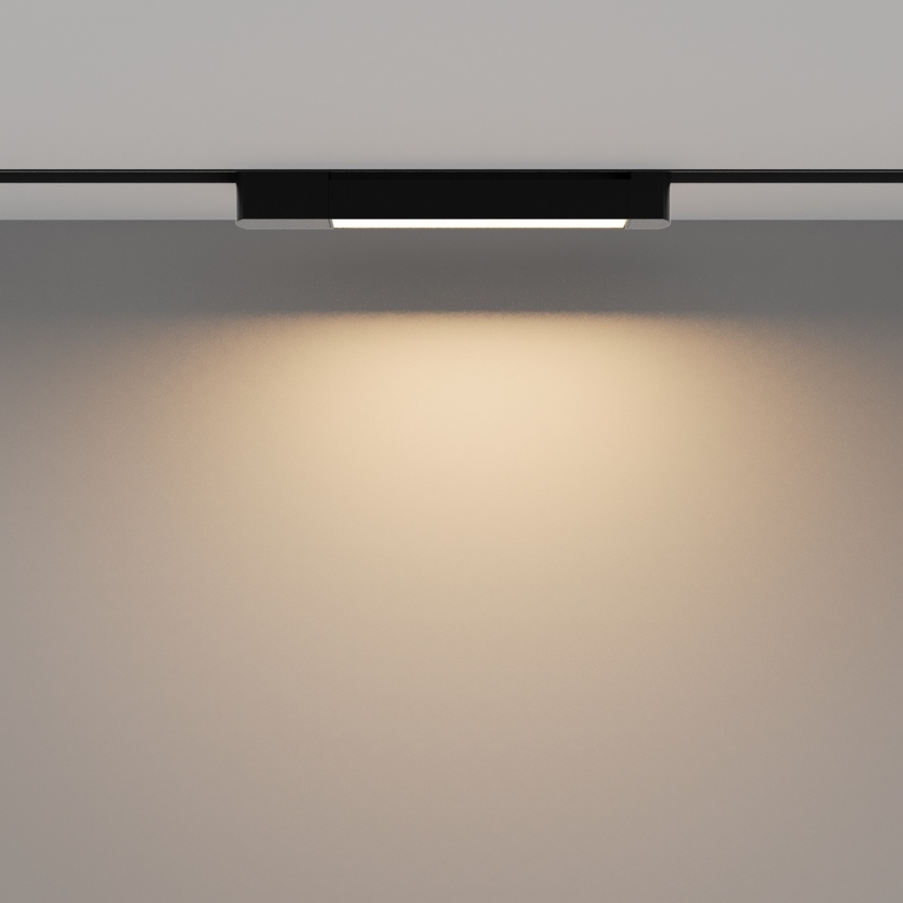 Corp de iluminat Basis Rot LED mobil, pentru sina clasica Maytoni Unity, 12W, 3000K, 382x33x46 mm, negru