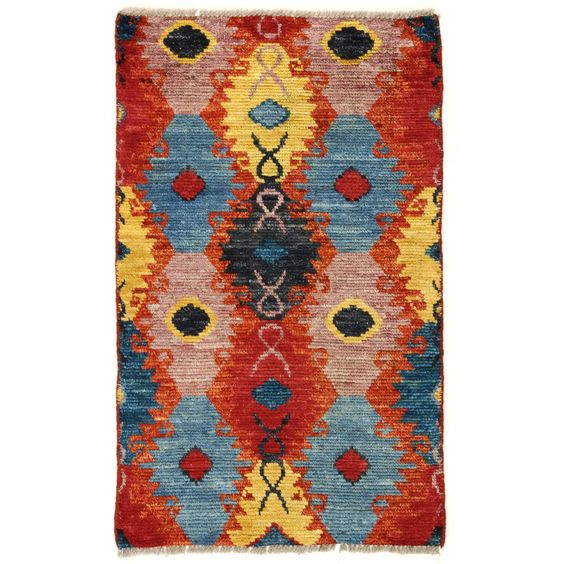 Covor Beluch Maroccan 041, lana, innodat manual, multicolor, 120 x 180 cm chilipirul-zilei.ro/