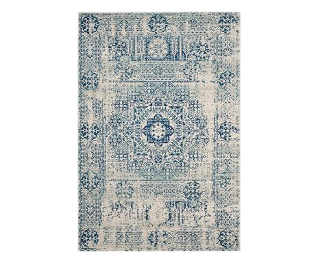 Covor Carine, textil, fildes/albastru, 122 x 183 cm 122