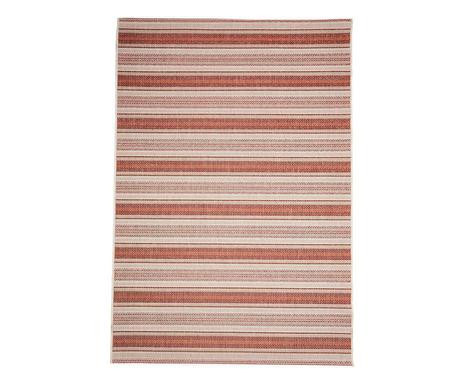 Covor pentru interior/exterior Riga, textil, rosu/fildes, 160 x 230 cm imagine noua 2022