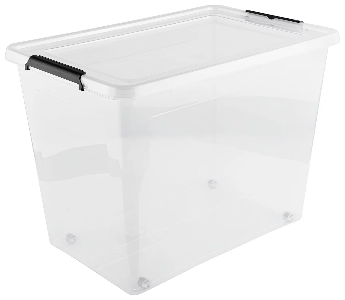 Cutie cu capac Action transparentă, aprox. 80l