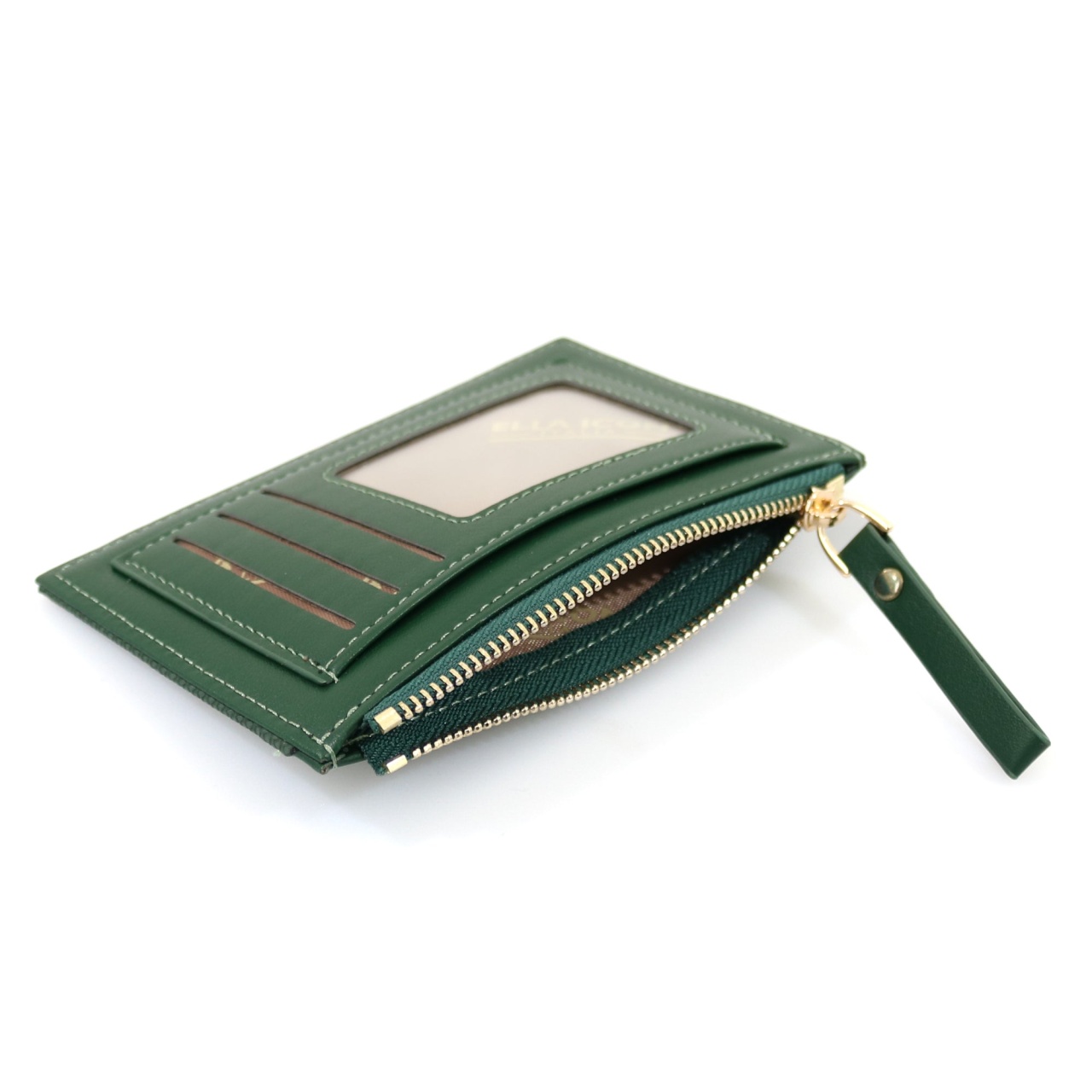 Etui pentru carduri Office, Ella Icon, Verde, 14x9cm