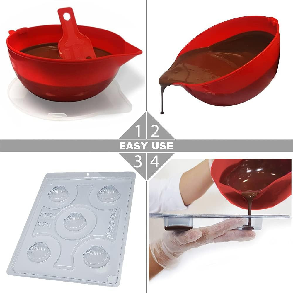 Poze Forma pentru ciocolata BWB 253, silicon/plastic, transparent, 18,5 x 24 cm