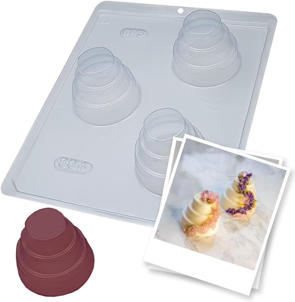 Forma pentru ciocolata BWB 864, silicon/plastic, transparent, 18,5 x 24 cm