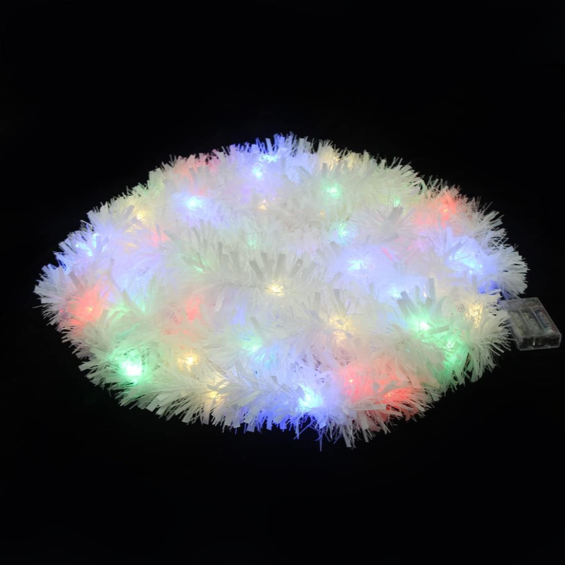 Ghirlanda iluminata de Craciun CCINEE, LED-uri 100, beteala, alb, 10 m