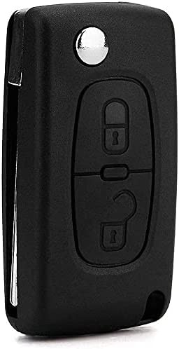 Husa cheie pentru Citroen 207 307 308 C3 C4 Obestest, plastic, negru