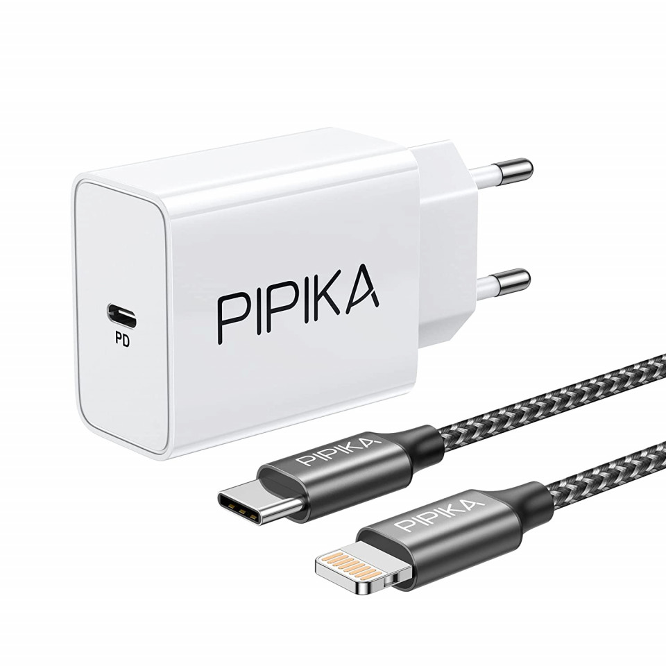 Incarcator cu cablu USB tip C PIPIKA, 25 W, 9V/2.77A, 2 m