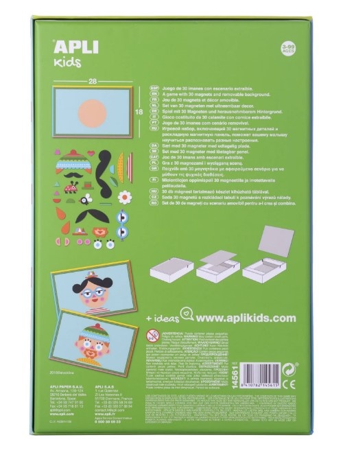 Joc magnetic APLI - Chipuri, 30 piese