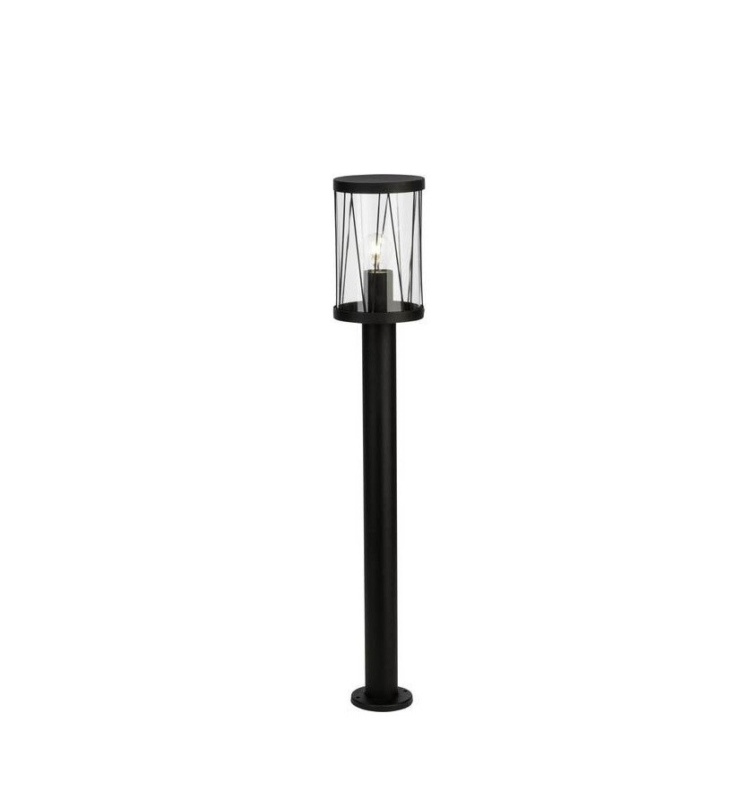 Lampa de exterior Reed III, metal/plastic, negru, 13,3 x 80,5 cm, 60w chilipirul-zilei.ro/ imagine 2022