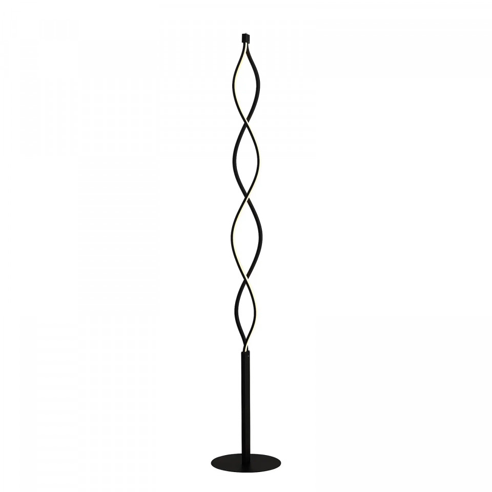 Lampadar Welina, LED, metal/plastic, negru, 25 x 150 cm
