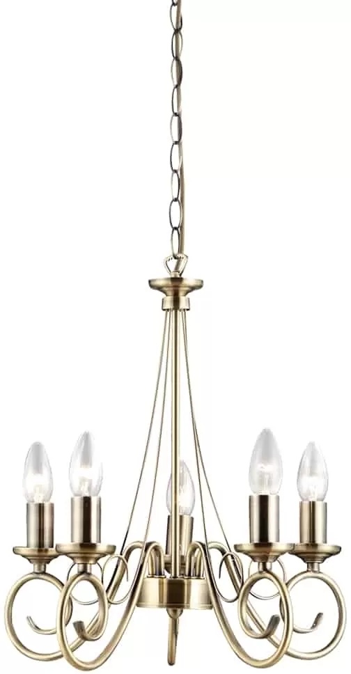 Lustra Globo Lighting Truncatus, 5xE14, bronz