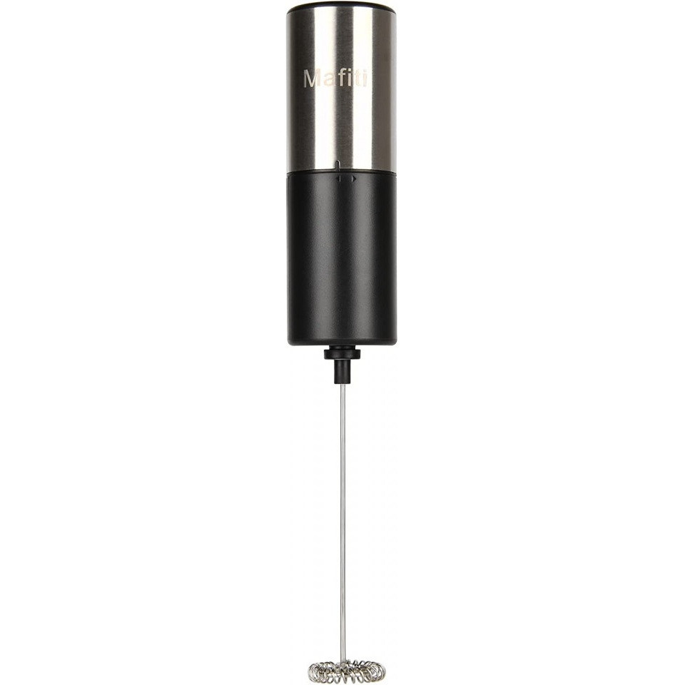 Mixer electric pentru spumarea laptelui Mafiti, otel inoxidabil, negru/argintiu, 28 x 4 cm Blendere Electrocasnice
