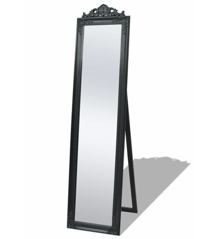 Oglinda Blakeway, negru, 160 x 40 cm 160