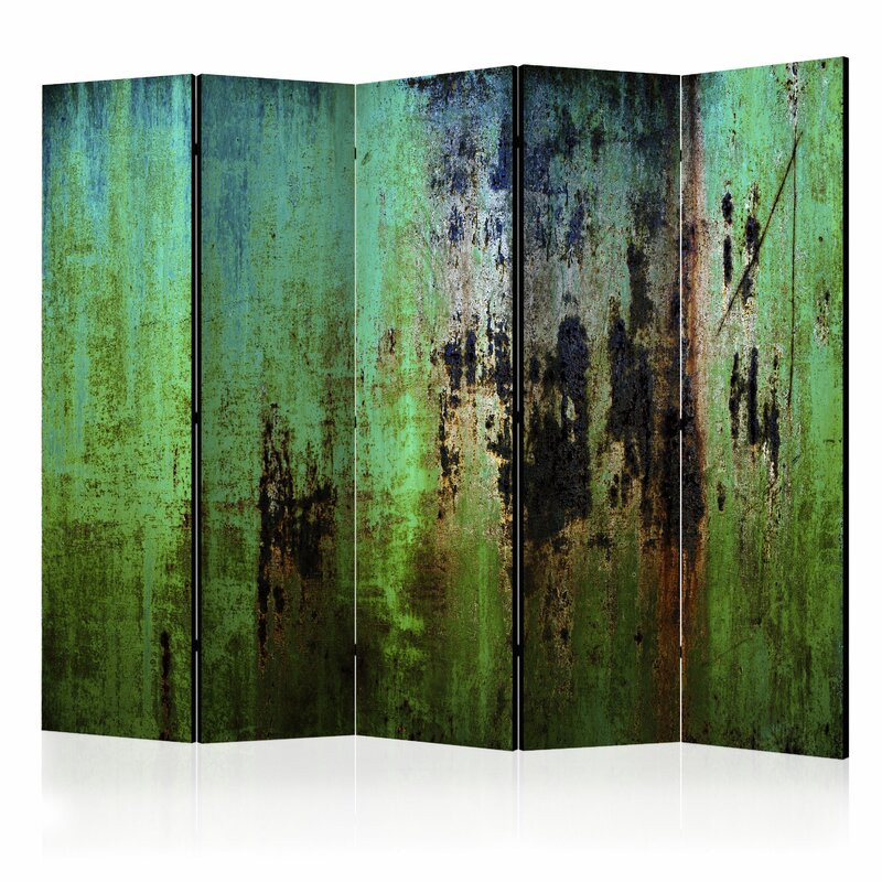 Paravan Chappel, lemn masiv, verde, 172 x 225 x 3 cm chilipirul-zilei.ro/